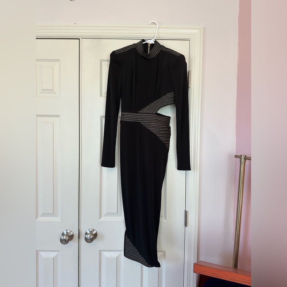 NWT - Zhivago “Message to Love” Side Cut Out Midi Dress - Picture 7 of 15